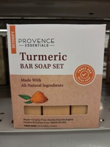 Provence Essentials Turmeric Bar Soap Set, Mad With All Natural Ingredients.